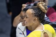 Simone Biles and Rebeca Andrade will face each other in four events in the final rounds at the 2024 Paris Olympics. Source - Getty